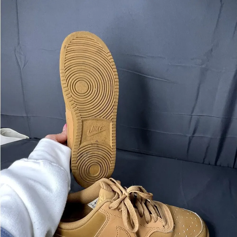 Nike Air Force 1 Low '07 Flax Shoes Size 8 Mens